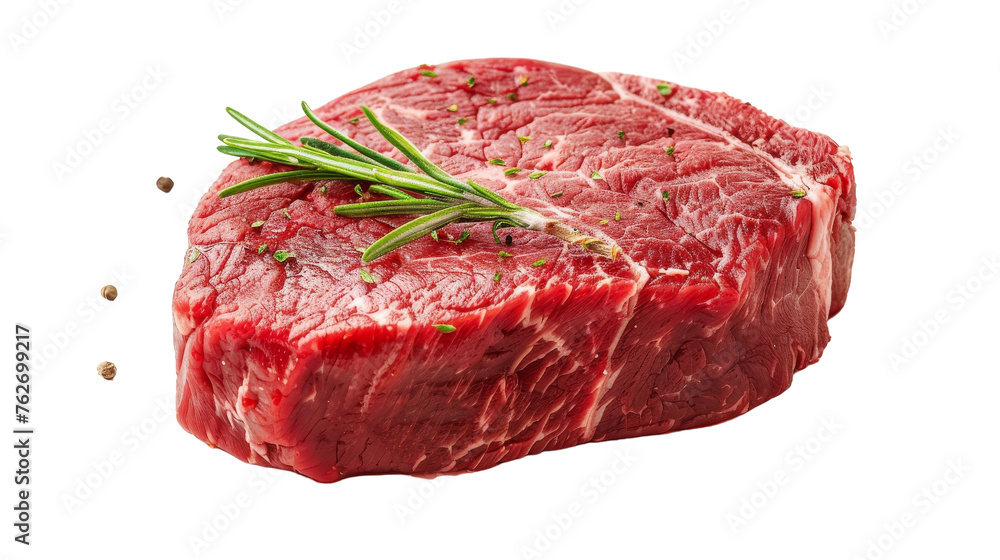 Prime Chuck Eye Steak isolated on transparent background