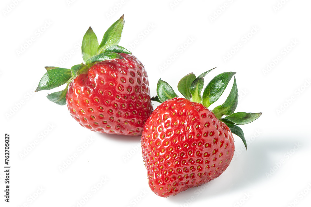 Strawberry isolated. Strawberry on white. Full depth of field. With clipping path Strawberry isolated. Strawberry on white. Full depth of field. With clipping path