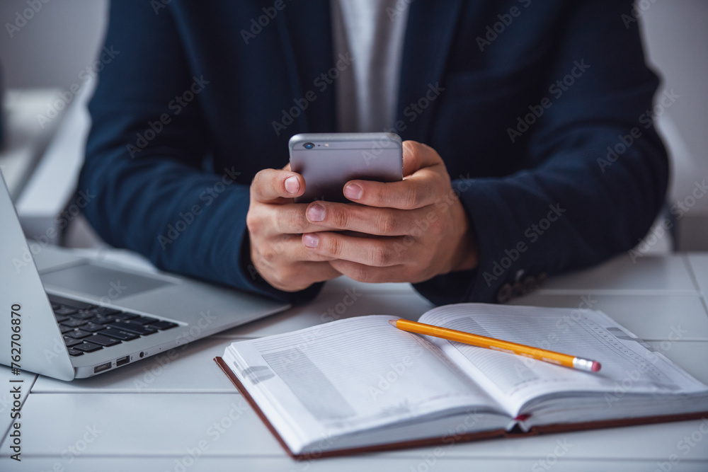 Stylish guy working Stylish guy working