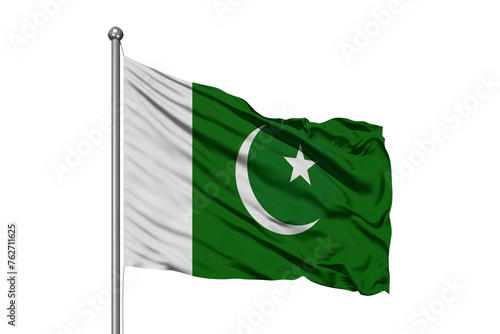 Pakistan Silk Flag Waving