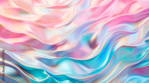 An abstract painting featuring a delicate rose depicted in soft pastel hues. The petals of the rose are elegantly swirled and blended, creating a sense of movement and fluidity. Banner. Copy space
