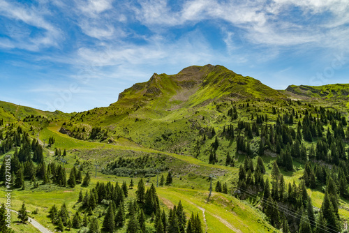 Montagne -paysage à abondances et environ - Chatel - France