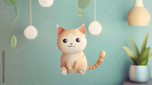 Cute cat background, cute and cute cats, cat wallpaper