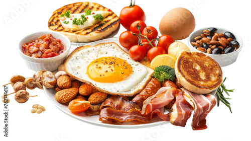 Breakfast Classic Isolated On Transparent Background