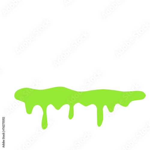 Fototapeta Naklejka Na Ścianę i Meble -  Dripping Green Slime