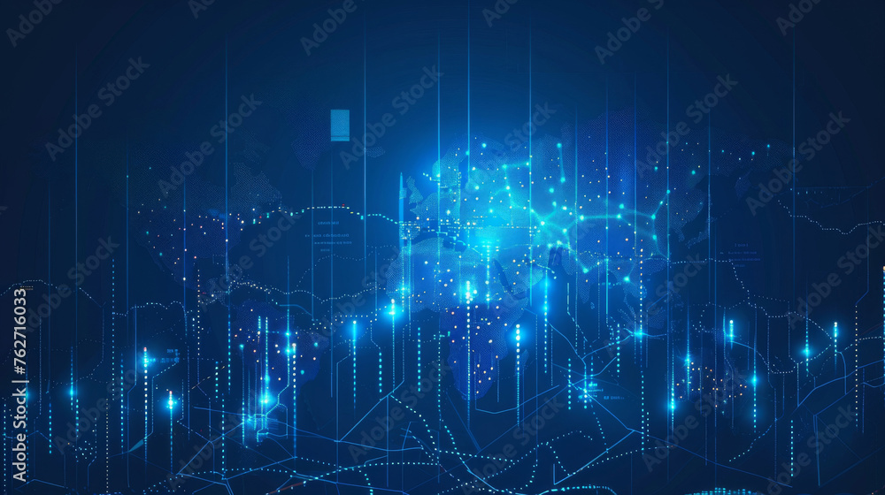 Global network technology abstract background Global network technology abstract background