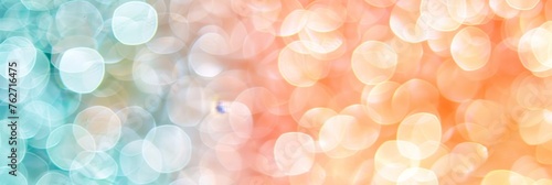 Ethereal bokeh background in emerald green, pastel yellow, and champagne gold colors