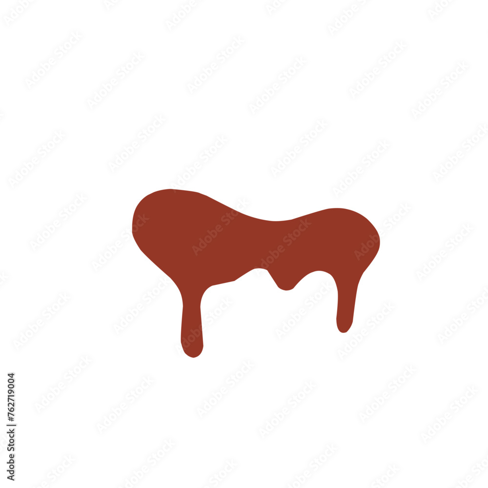 Melted chocolate seamless vector Melted chocolate seamless vector