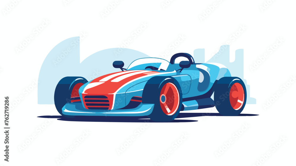 A game racecar vector illustration flat vector illu