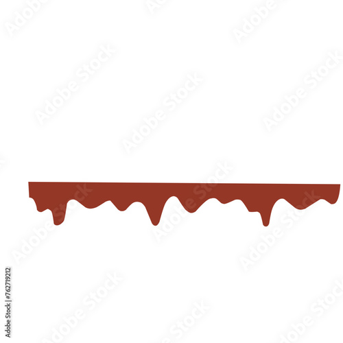 Melted chocolate seamless vector