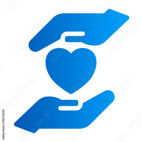This is the Trust icon from the Love and Celebration icon collection with an solid gradient
