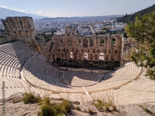 Athens odeon theater acropolis