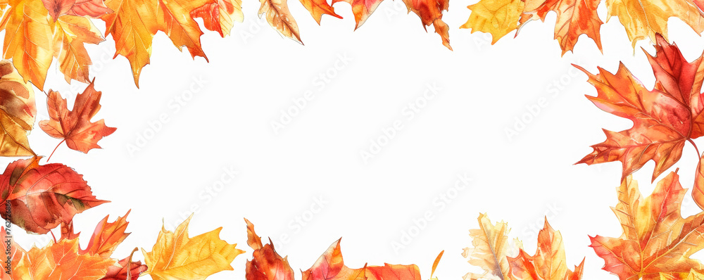 A frame created entirely from overlapping green leaves, with a crisp white background. The leaves are arranged neatly to form a border around a central empty space, perfect. Banner. Copy space A frame created entirely from overlapping green leaves, with a crisp white background. The leaves are arranged neatly to form a border around a central empty space, perfect. Banner. Copy space
