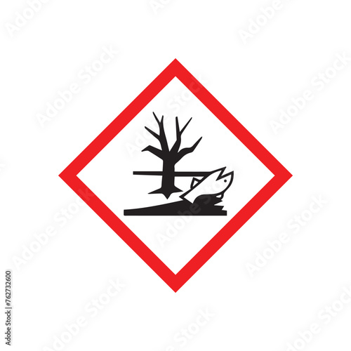 aquatic environmental poison sign