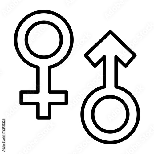 Gender Line Icon