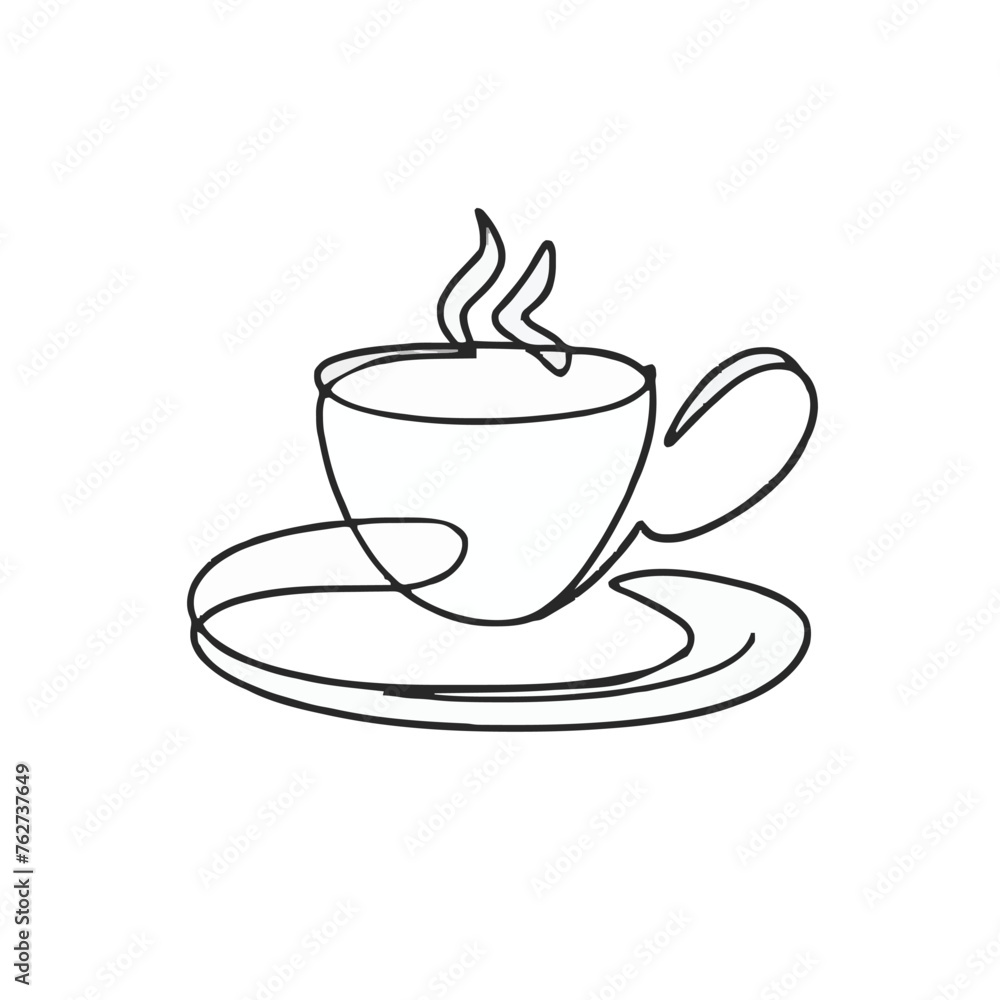 drawing of a cup of coffee drawing of a cup of coffee