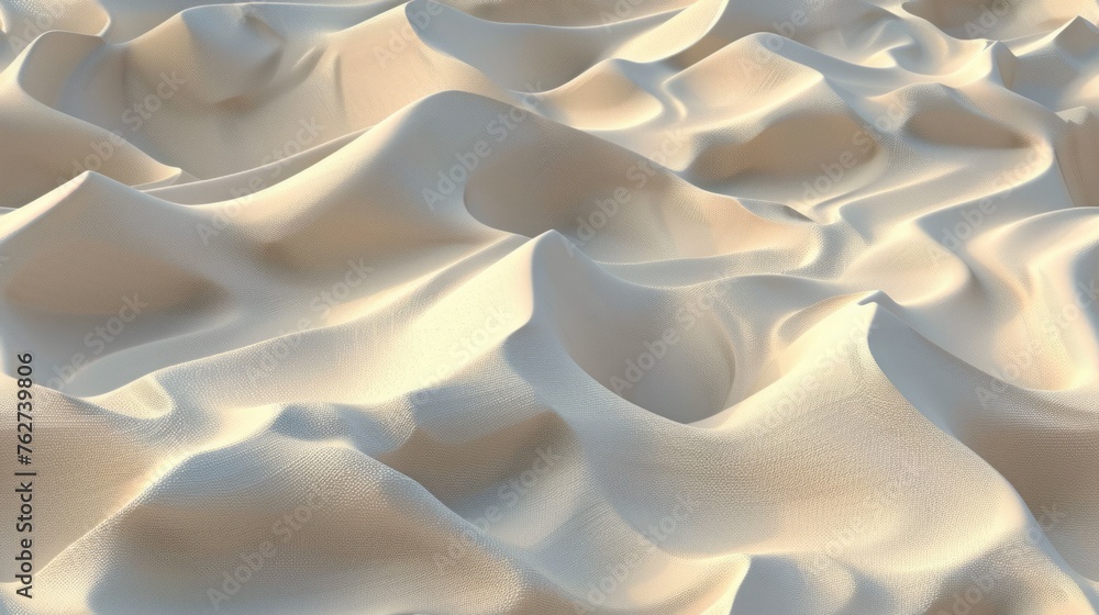 Obraz premium Close-Up of Wind-Formed Sand Dunes with Intricate Wave Patterns and Textures