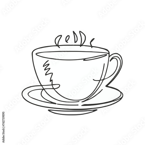 drawing of a cup of coffee