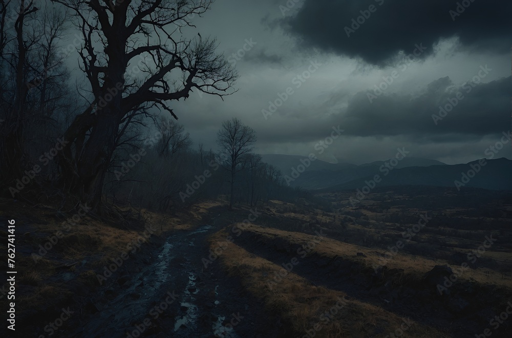 Fototapeta premium Moutains night