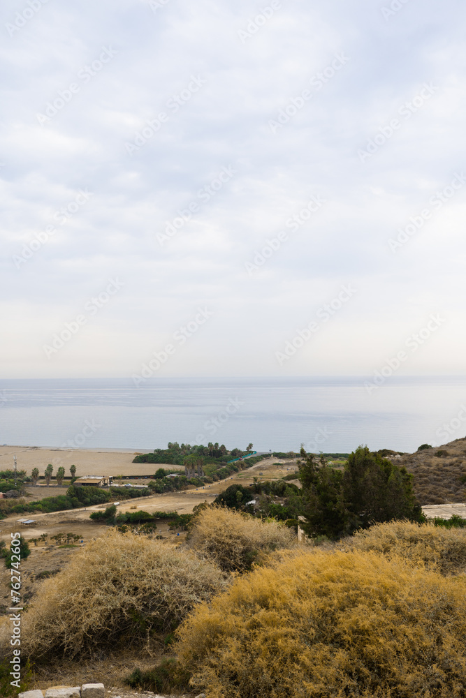 Sea view and green landscape Sea view and green landscape