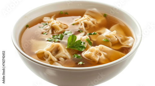 Traditional Soup Dish Isolated on Transparent Background