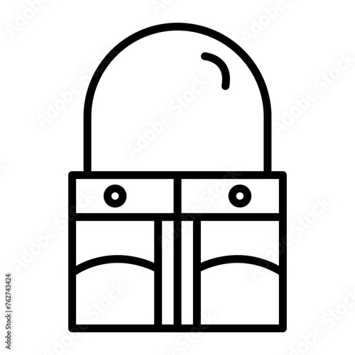 Dressing Room Line Icon