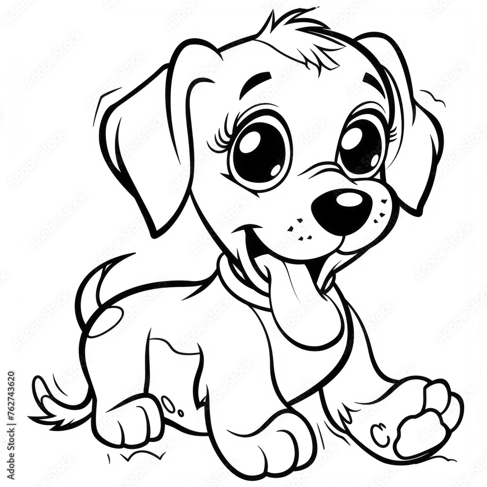 A playful puppy illustration with big, expressive eyes and a joyful demeanor, inviting a sense of warmth and happiness. A playful puppy illustration with big, expressive eyes and a joyful demeanor, inviting a sense of warmth and happiness.