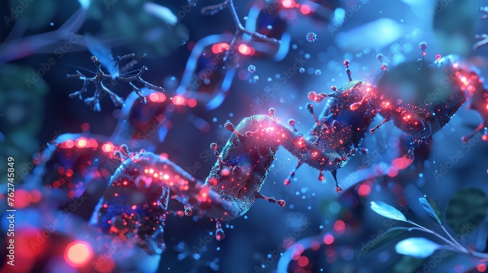 Gene editing CRISPR technology concept Gene editing CRISPR technology concept