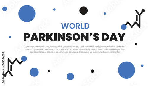 World Parkinson's Day banner design template. Vector illustration EPS10.