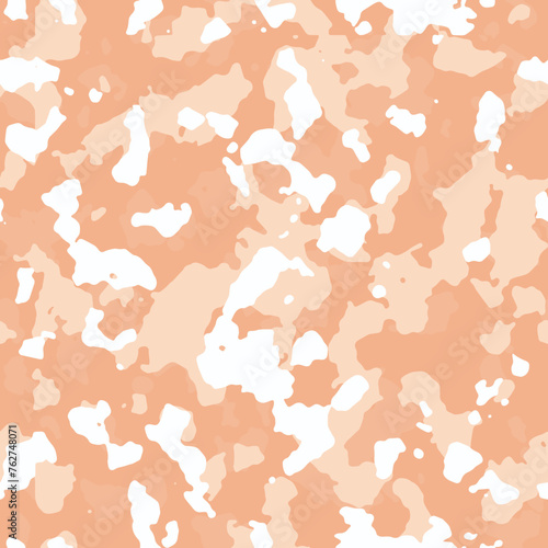 Seamless tan pink fashion military camouflage pattern vector