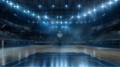 large basketball court