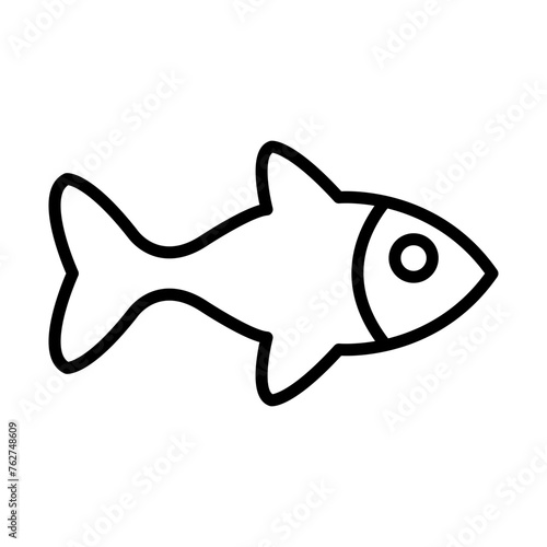 Fish Line Icon