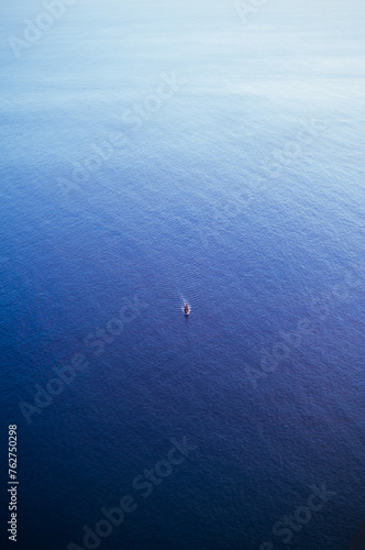 boat in the ocean, Madeira Island