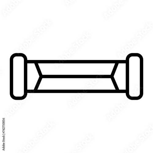 Chest Expander Line Icon photo