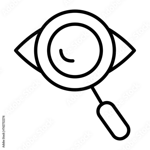 Private Detective Line Icon