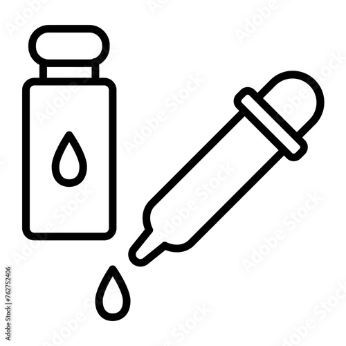 Eye Drops Line Icon