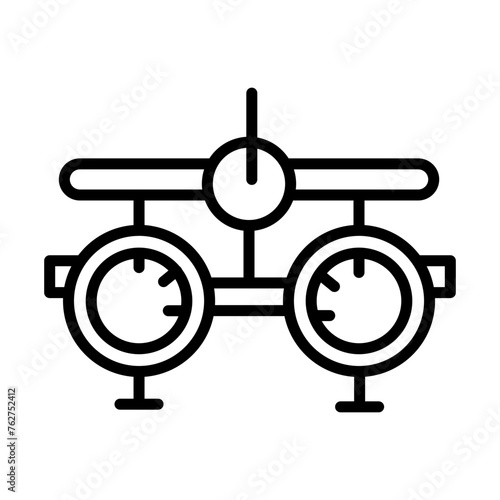 Optometrist Line Icon