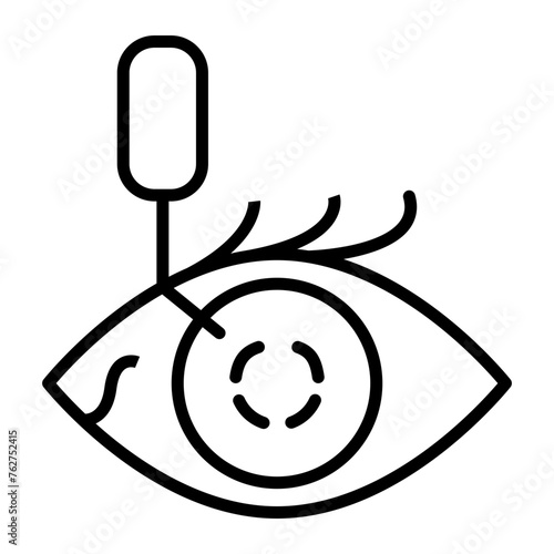 Cataract Line Icon
