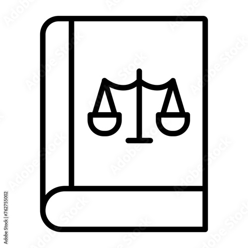 Book Line Icon