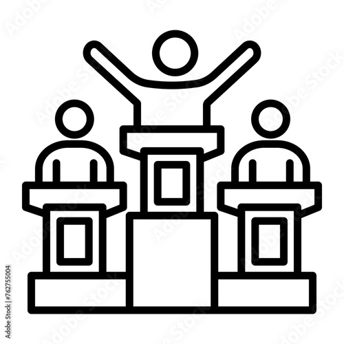 Victory Line Icon