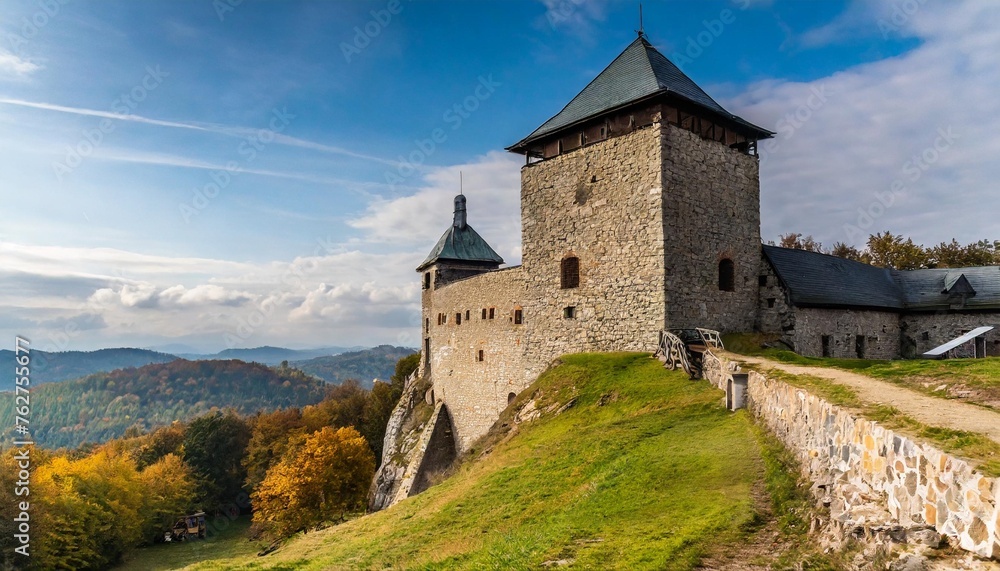 silver mountain poland october 2 2021 silver mountain fort fort srebrna gora 18th century fortress located in a village in the lower silesian voivodeship