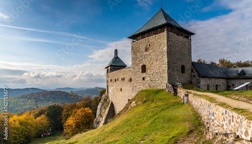 silver mountain poland october 2 2021 silver mountain fort fort srebrna gora 18th century fortress located in a village in the lower silesian voivodeship