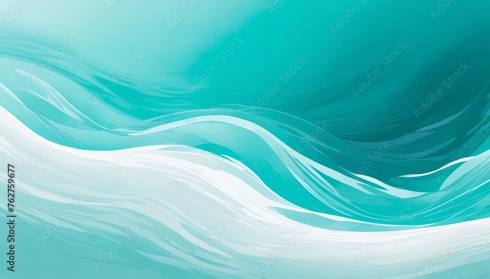 Fototapeta premium abstract water ocean wave blue aqua teal texture blue and white water wave web banner graphic resource as background for ocean wave abstract backdrop for copy space text