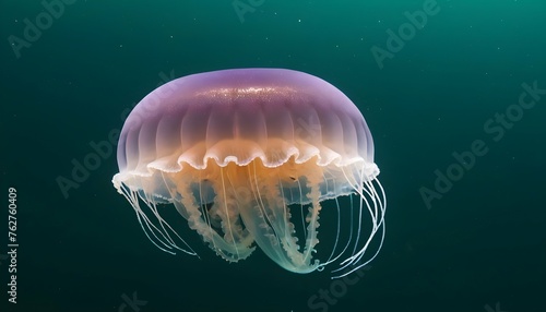 A Jellyfish In A Sea Of Sparkling Plankton Upscaled 4 © Zeba