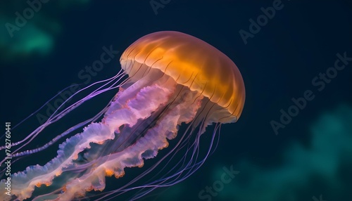 A Jellyfish With Iridescent Colors Upscaled 2 © Zeba