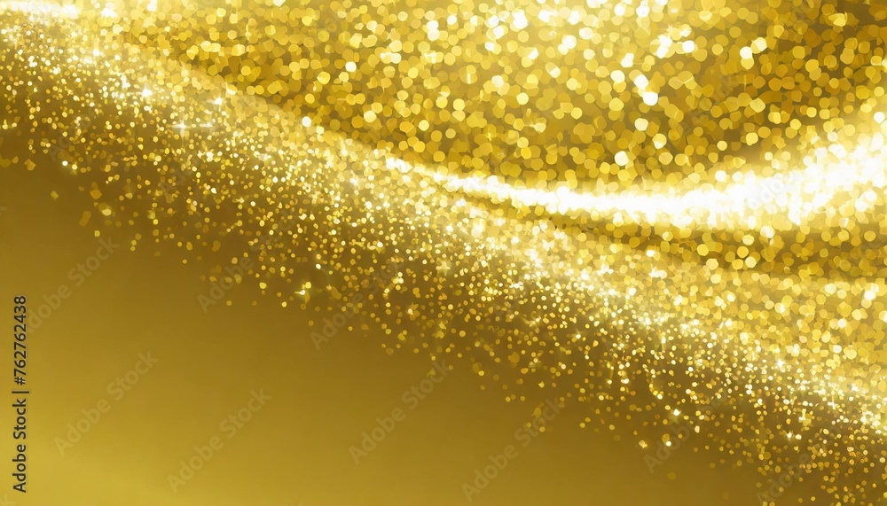 a glittering gold background material