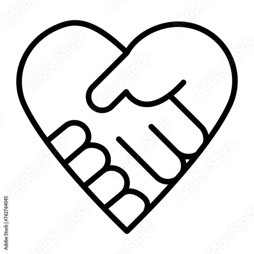 Philanthropy Line Icon