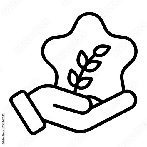 Humanitarian Line Icon