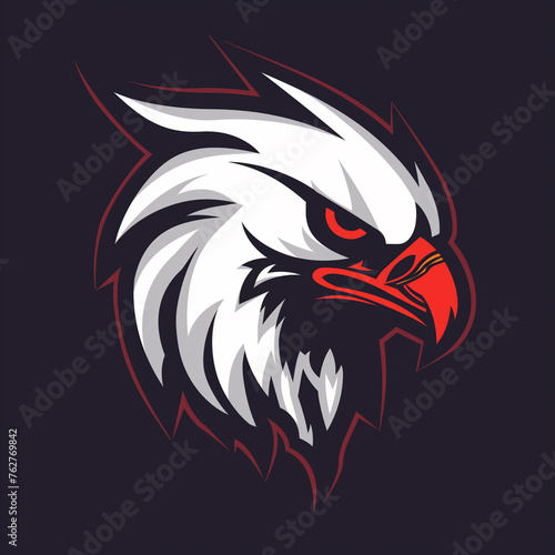 Wallpaper Mural Powerful and captivating abstract bald eagle head mascot logo design that embodies strength and resilience. Create gaming logo with this iconic symbol. Torontodigital.ca