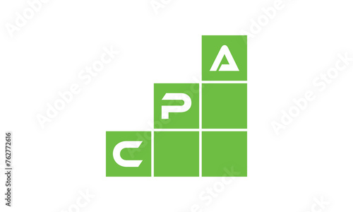 CPA initial letter financial logo design vector template. economics, growth, meter, range, profit, loan, graph, finance, benefits, economic, increase, arrow up, grade, grew up, topper, company, scale